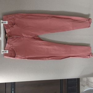 Women's size 12 rose colored pants.